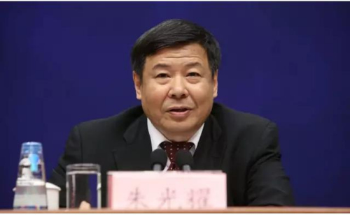 財政部副部長朱光耀。 <a target='_blank' href='http://www.chinanews.com/'>中新社</a>發 楊可佳 攝