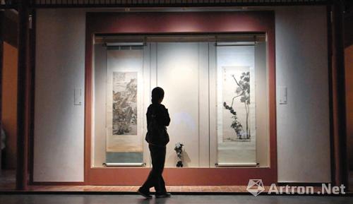 近日，“故宮博物院藏四僧書畫展”在京開展