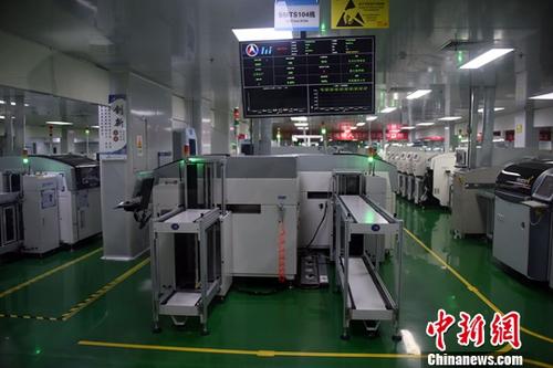 資料圖：智能工廠物流系統。<a target='_blank' href='http://www.chinanews.com/'>中新社</a>記者 孫自法 攝